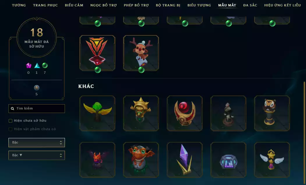 Ảnh Acc Unrank - Main Top - Nhiều Trang Phục Top - TFT YaSuo Long Kiếm Tí Nị Tím 💜