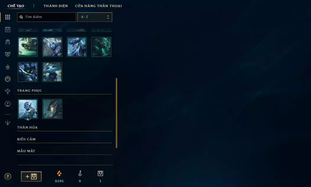 Ảnh Acc Unrank - Main Top - Nhiều Trang Phục Top - TFT YaSuo Long Kiếm Tí Nị Tím 💜