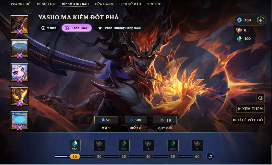 Ảnh Acc Unrank - Main Top - Nhiều Trang Phục Top - TFT YaSuo Long Kiếm Tí Nị Tím 💜