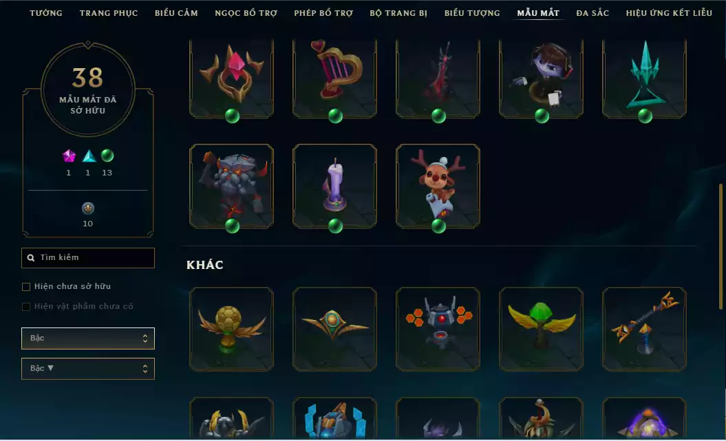 Ảnh Main Mid Leblanc + 9 trang phục - Nhiều Trang phục Đẹp mắt - Rank Elo Cao