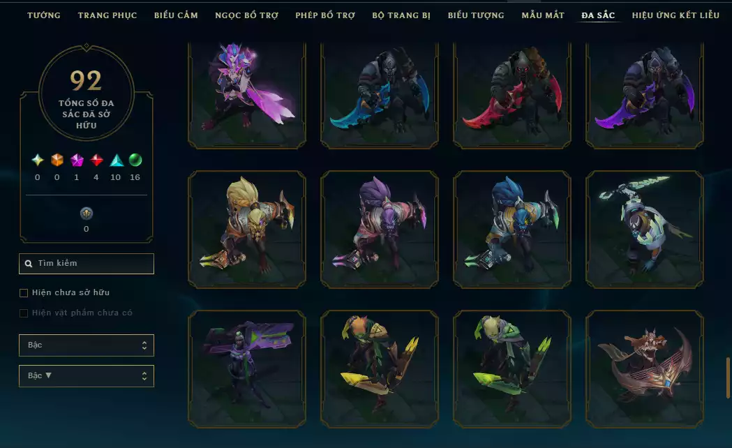 Ảnh Main Mid Leblanc + 9 trang phục - Nhiều Trang phục Đẹp mắt - Rank Elo Cao