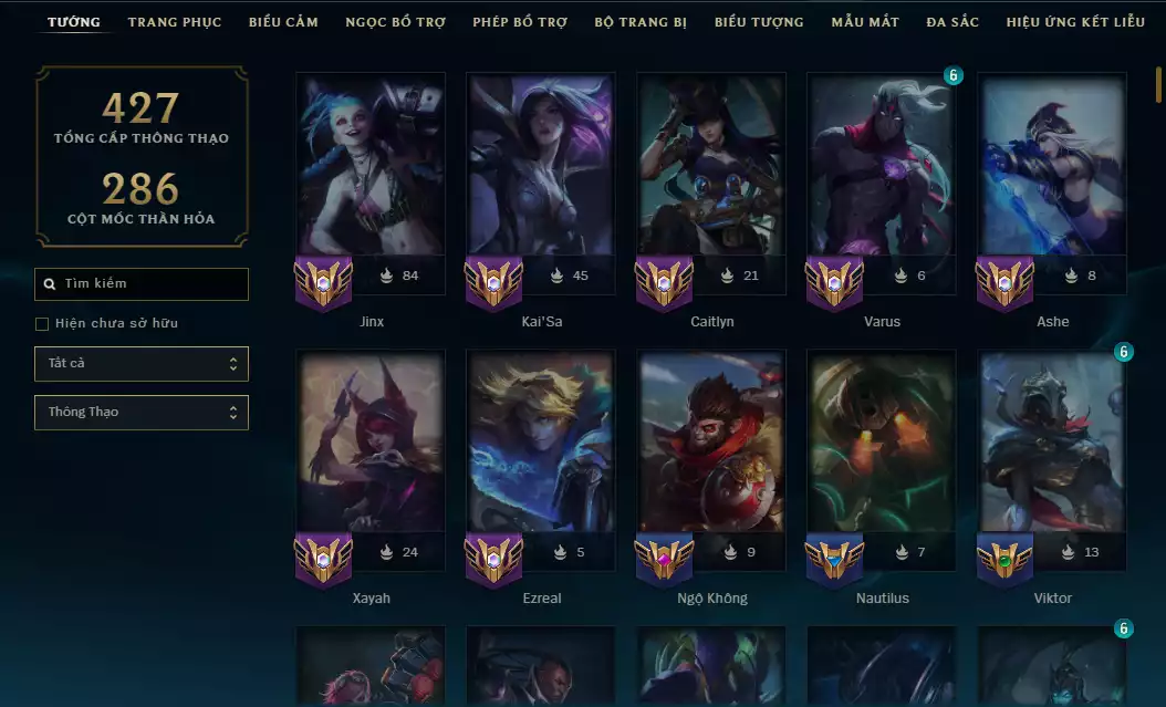 Ảnh MAIN ADC + Nhiều Skin - Khung Cờ Hiệu Hoa Linh Lục Địa - TFT 2 PET Tím - 500k Thông Thạo Jinx