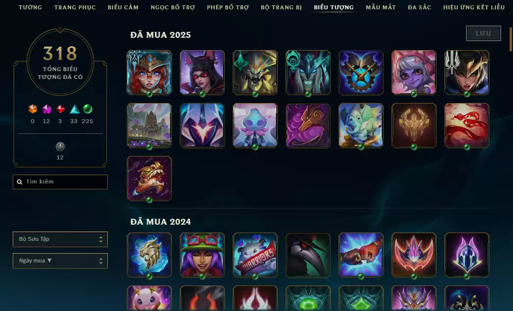 Ảnh (Đã Góp)( 4 Hàng Hiệu - 540 Mảnh Kỉ Vật Kho Báu )Main ADC ☄️ 515k Thông Thạo Kaisa - ( Skin Cổ Riven QQ 2012 - Riot Nasus k9..)Chương Thần Thoại
