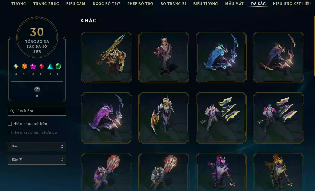 Ảnh Main LeeSin Nhiều Trang Phục - TFT ComBo Ezreal Tí Nị Tím + Chưởng Lực - Đa Sắc Đẹp