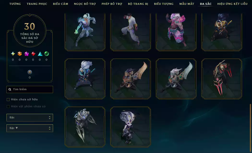 Ảnh Main LeeSin Nhiều Trang Phục - TFT ComBo Ezreal Tí Nị Tím + Chưởng Lực - Đa Sắc Đẹp