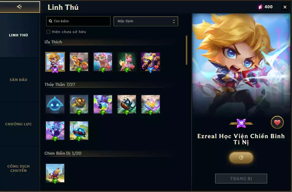 Ảnh Main LeeSin Nhiều Trang Phục - TFT ComBo Ezreal Tí Nị Tím + Chưởng Lực - Đa Sắc Đẹp