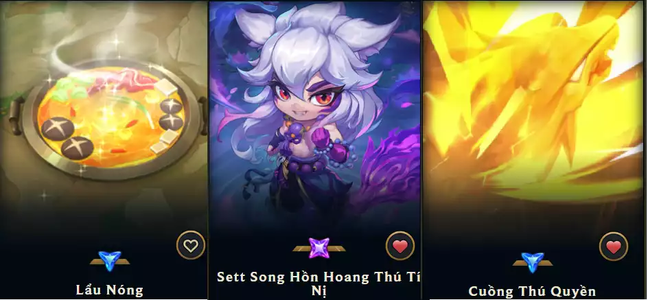 Sett Song Hồn Hoang Thú Tí Nị Tím 💜 + Chưởng Lực Cuồng Thú Quyền + Sàn + Cổng Dịch Chuyển