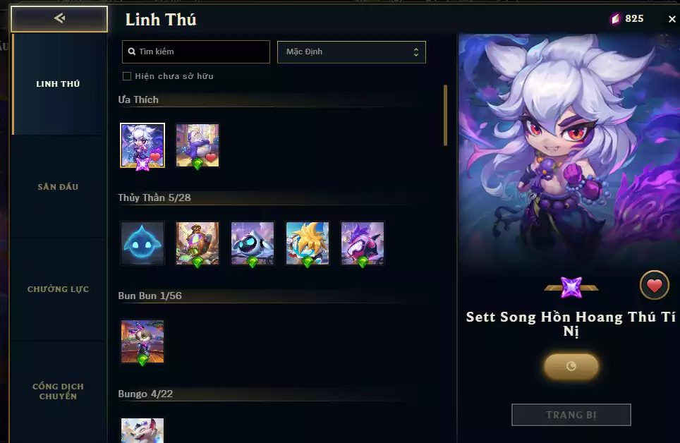Ảnh Sett Song Hồn Hoang Thú Tí Nị Tím 💜 + Chưởng Lực Cuồng Thú Quyền + Sàn + Cổng Dịch Chuyển