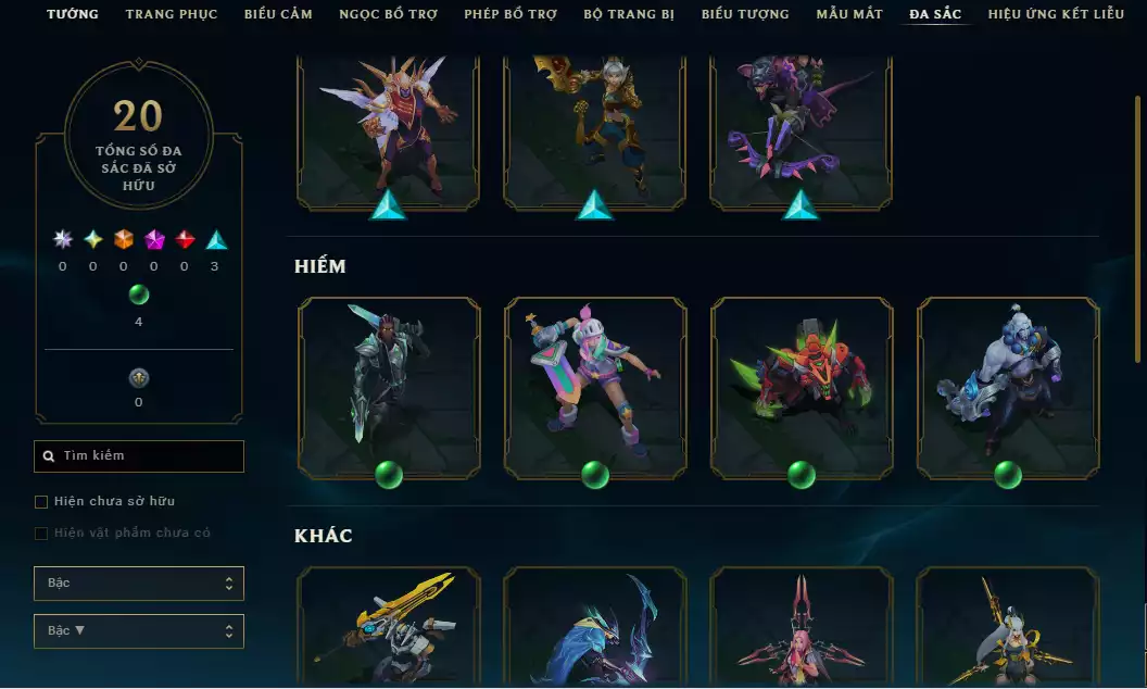 Ảnh ✨( 6 Hàng Hiệu )Main Riven - 11 Trang Phục - Rank ELO Cao - Nhiều Trang Phục Hot