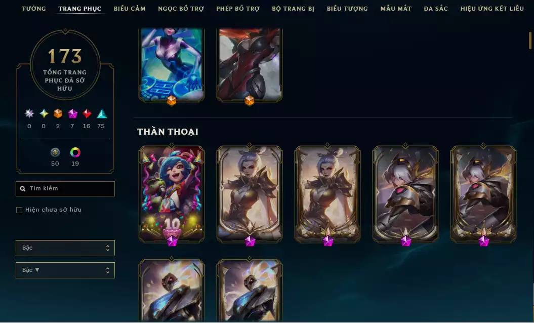 Ảnh ✨( 6 Hàng Hiệu )Main Riven - 11 Trang Phục - Rank ELO Cao - Nhiều Trang Phục Hot