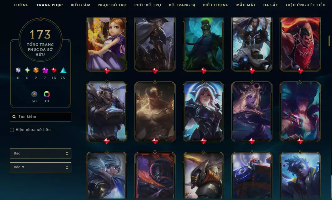 Ảnh ✨( 6 Hàng Hiệu )Main Riven - 11 Trang Phục - Rank ELO Cao - Nhiều Trang Phục Hot