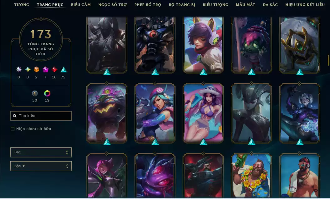 Ảnh ✨( 6 Hàng Hiệu )Main Riven - 11 Trang Phục - Rank ELO Cao - Nhiều Trang Phục Hot