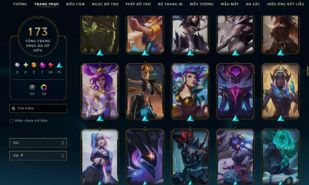 Ảnh ✨( 6 Hàng Hiệu )Main Riven - 11 Trang Phục - Rank ELO Cao - Nhiều Trang Phục Hot