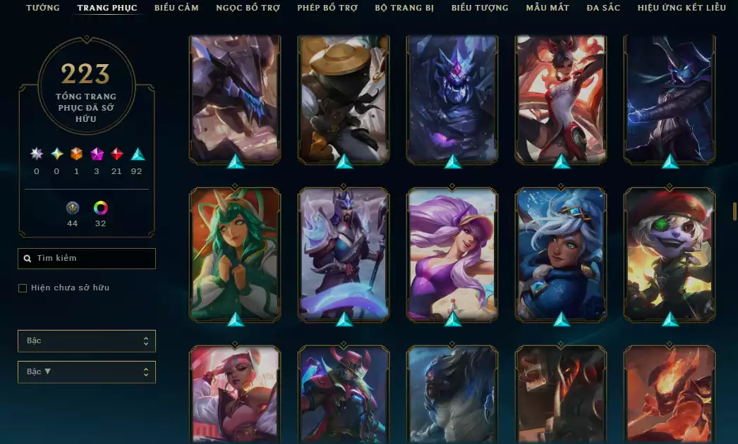 Ảnh ( Đã Góp )☄️Main ADC ( Nhiều Skin Hot Udyr Tứ Linh - Darius Lang Vương - Nhiều Skin ADC...)