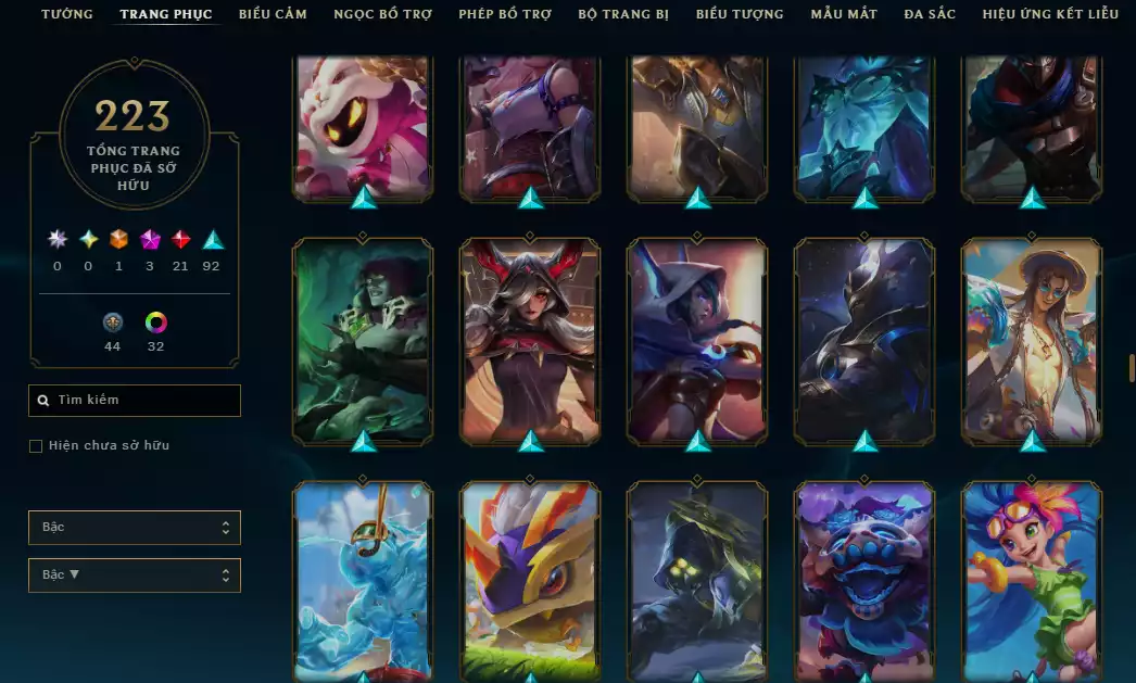 Ảnh ( Đã Góp )☄️Main ADC ( Nhiều Skin Hot Udyr Tứ Linh - Darius Lang Vương - Nhiều Skin ADC...)