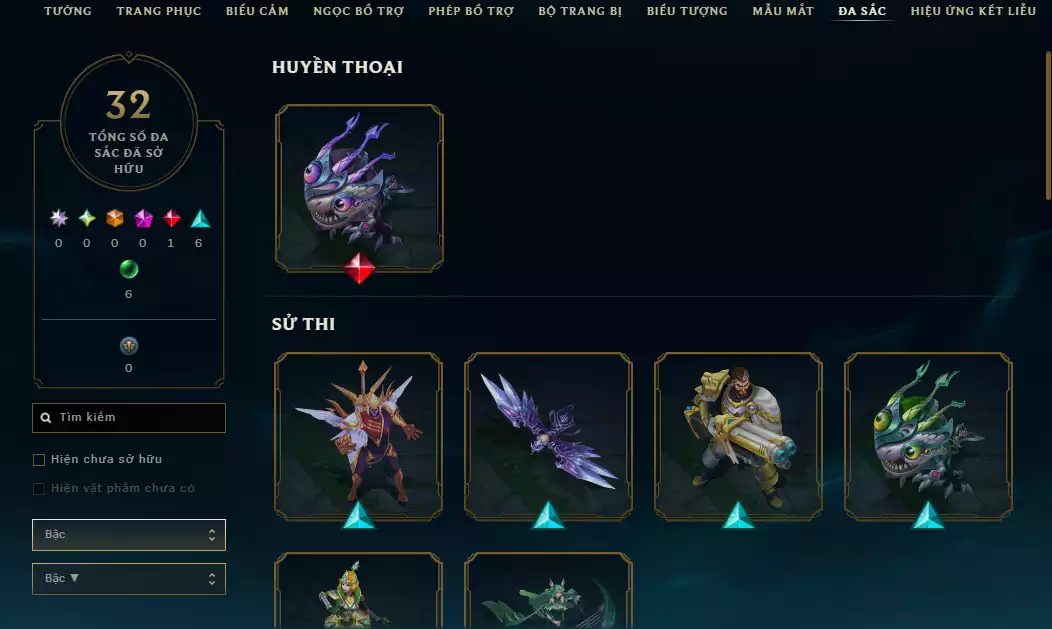 Ảnh ( Đã Góp )☄️Main ADC ( Nhiều Skin Hot Udyr Tứ Linh - Darius Lang Vương - Nhiều Skin ADC...)