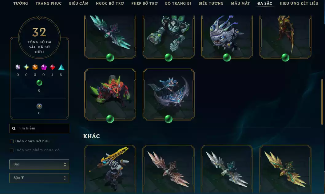 Ảnh ( Đã Góp )☄️Main ADC ( Nhiều Skin Hot Udyr Tứ Linh - Darius Lang Vương - Nhiều Skin ADC...)