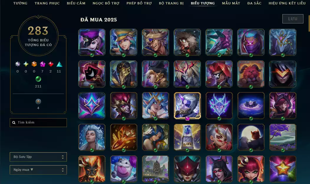 Ảnh ⚡Main Yasuo - 3 Hàng Hiệu ( 5 Tối Thượng - Nhiều Skin Công Nghệ Hot - Vayne Trỗi Dậy - Ashe Tinh Thể Pha Lê ...)-  TFT 2 Chưởng Lực Tím