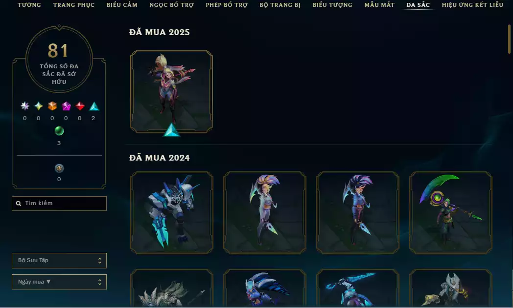 Ảnh ⚡Main Yasuo - 3 Hàng Hiệu ( 5 Tối Thượng - Nhiều Skin Công Nghệ Hot - Vayne Trỗi Dậy - Ashe Tinh Thể Pha Lê ...)-  TFT 2 Chưởng Lực Tím