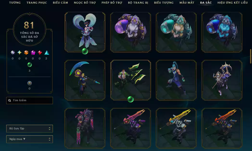 Ảnh ⚡Main Yasuo - 3 Hàng Hiệu ( 5 Tối Thượng - Nhiều Skin Công Nghệ Hot - Vayne Trỗi Dậy - Ashe Tinh Thể Pha Lê ...)-  TFT 2 Chưởng Lực Tím