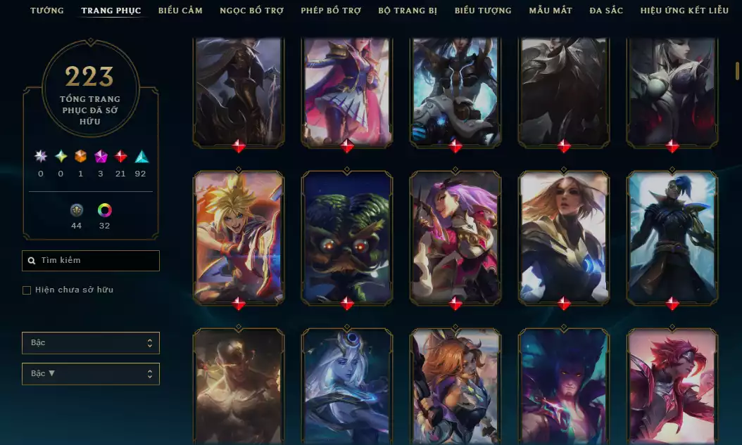 Ảnh ( Đã Góp )☄️Main ADC ( Nhiều Skin Hot Udyr Tứ Linh - Darius Lang Vương - Nhiều Skin ADC...)