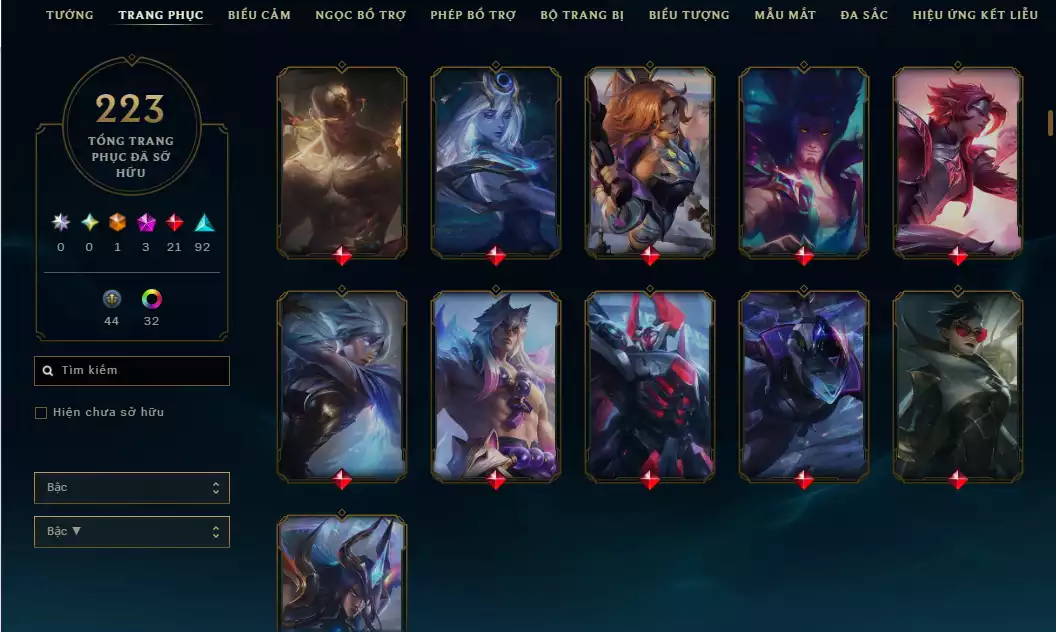 Ảnh ( Đã Góp )☄️Main ADC ( Nhiều Skin Hot Udyr Tứ Linh - Darius Lang Vương - Nhiều Skin ADC...)