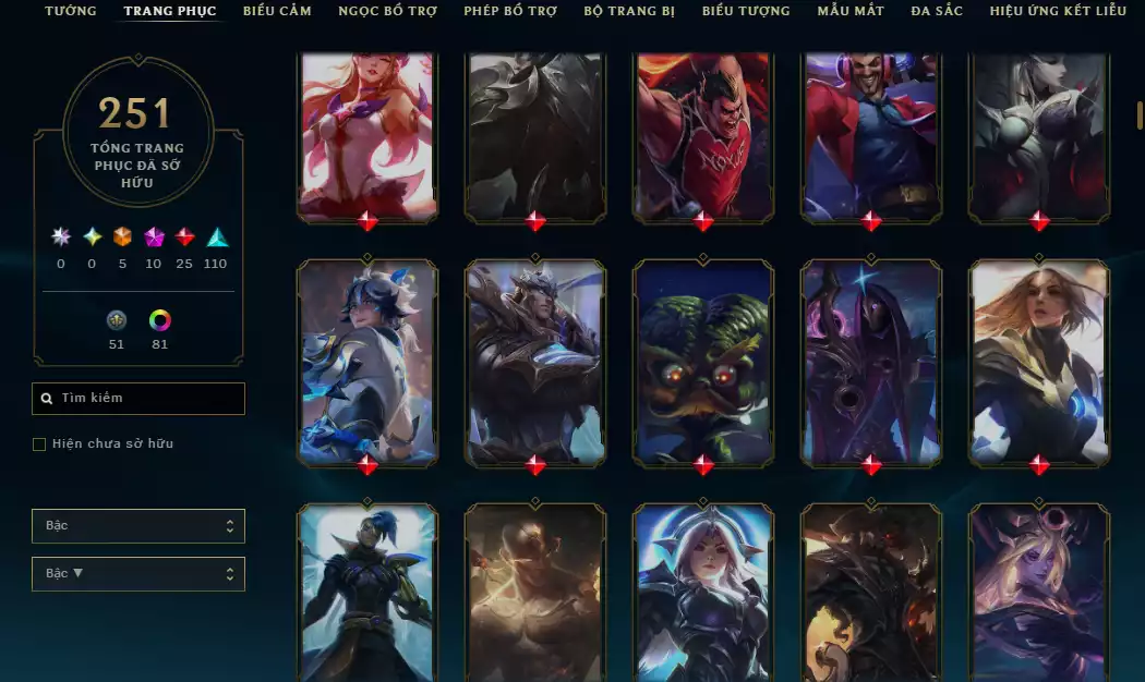 Ảnh ⚡Main Yasuo - 3 Hàng Hiệu ( 5 Tối Thượng - Nhiều Skin Công Nghệ Hot - Vayne Trỗi Dậy - Ashe Tinh Thể Pha Lê ...)-  TFT 2 Chưởng Lực Tím