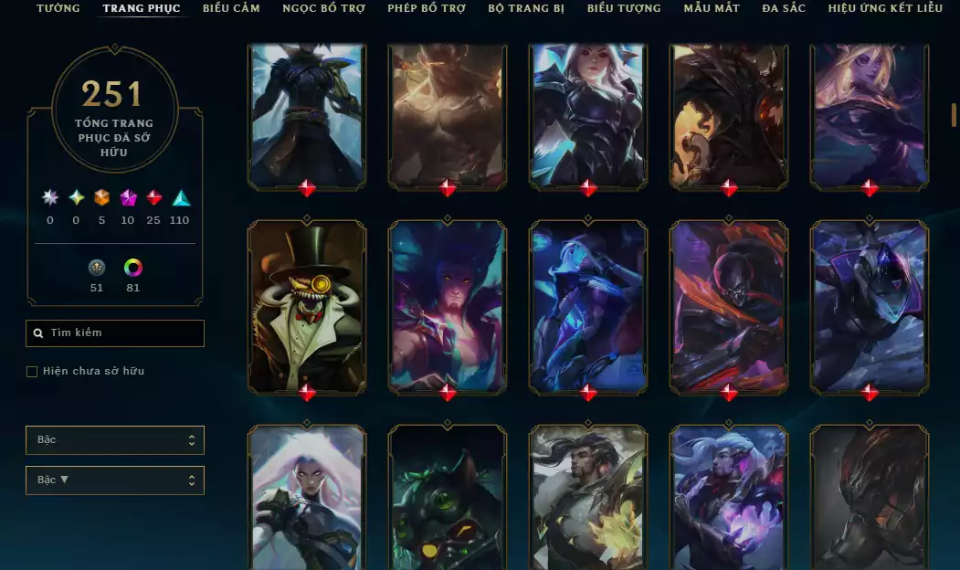 Ảnh ⚡Main Yasuo - 3 Hàng Hiệu ( 5 Tối Thượng - Nhiều Skin Công Nghệ Hot - Vayne Trỗi Dậy - Ashe Tinh Thể Pha Lê ...)-  TFT 2 Chưởng Lực Tím