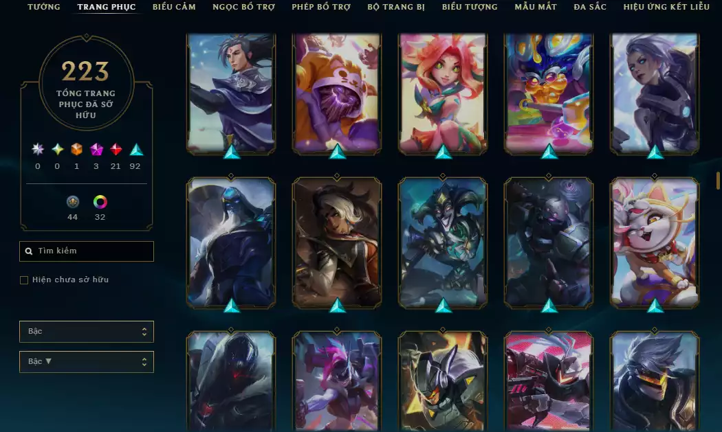 Ảnh ( Đã Góp )☄️Main ADC ( Nhiều Skin Hot Udyr Tứ Linh - Darius Lang Vương - Nhiều Skin ADC...)