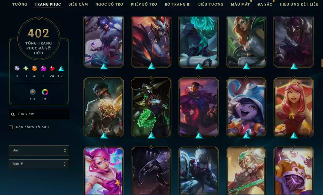 Ảnh 🔥 2 Hàng Hiệu ( Catlyn ) - 4 Trang Phục Tối Thượng - ( Nhiều Skin Hot  Yasuo Ma Kiếm ,Arcane Ekko , DRX Maokai...)