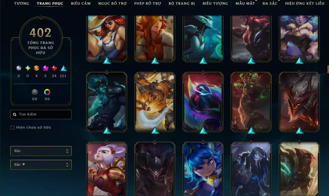 Ảnh 🔥 2 Hàng Hiệu ( Catlyn ) - 4 Trang Phục Tối Thượng - ( Nhiều Skin Hot  Yasuo Ma Kiếm ,Arcane Ekko , DRX Maokai...)