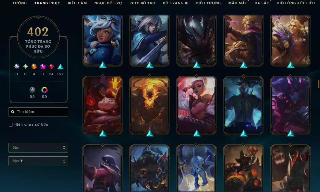 Ảnh 🔥 2 Hàng Hiệu ( Catlyn ) - 4 Trang Phục Tối Thượng - ( Nhiều Skin Hot  Yasuo Ma Kiếm ,Arcane Ekko , DRX Maokai...)