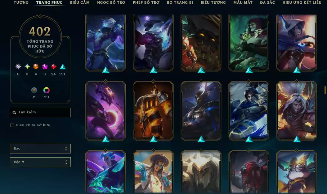 Ảnh 🔥 2 Hàng Hiệu ( Catlyn ) - 4 Trang Phục Tối Thượng - ( Nhiều Skin Hot  Yasuo Ma Kiếm ,Arcane Ekko , DRX Maokai...)