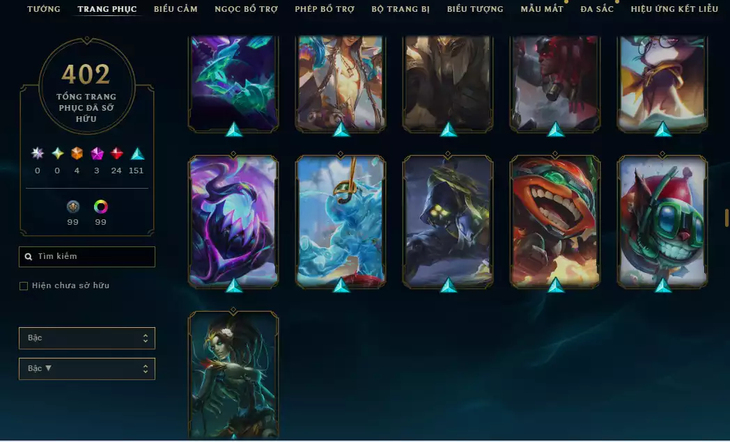 Ảnh 🔥 2 Hàng Hiệu ( Catlyn ) - 4 Trang Phục Tối Thượng - ( Nhiều Skin Hot  Yasuo Ma Kiếm ,Arcane Ekko , DRX Maokai...)