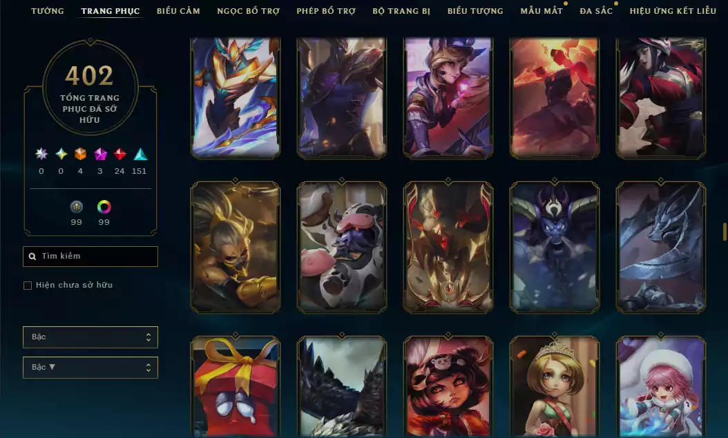 Ảnh 🔥 2 Hàng Hiệu ( Catlyn ) - 4 Trang Phục Tối Thượng - ( Nhiều Skin Hot  Yasuo Ma Kiếm ,Arcane Ekko , DRX Maokai...)