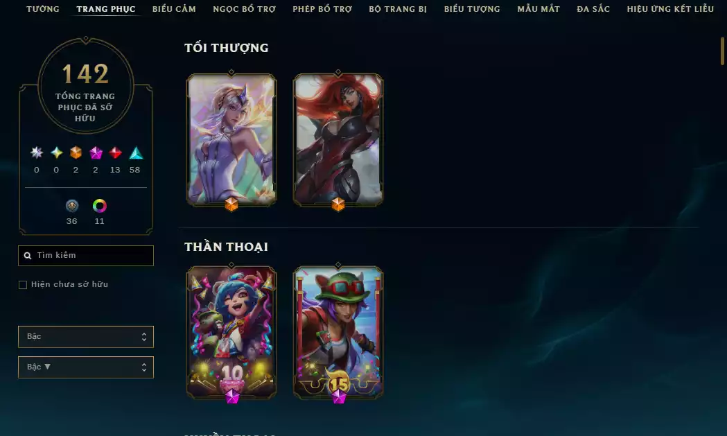 Ảnh ( Khách Góp)⚡ 2 Tối  Thượng Lux Thập Nguyên Tố , Miss4tun Nữ Thần Không Gian ( Darius Siêu Bóng Rổ, Ezreal Học Viện Chiến Binh,Riven Thần Kiếm , LeeSin Vô Thần...)