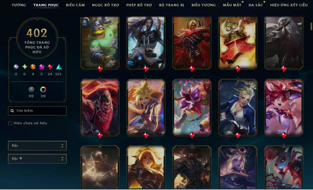 Ảnh 🔥 2 Hàng Hiệu ( Catlyn ) - 4 Trang Phục Tối Thượng - ( Nhiều Skin Hot  Yasuo Ma Kiếm ,Arcane Ekko , DRX Maokai...)