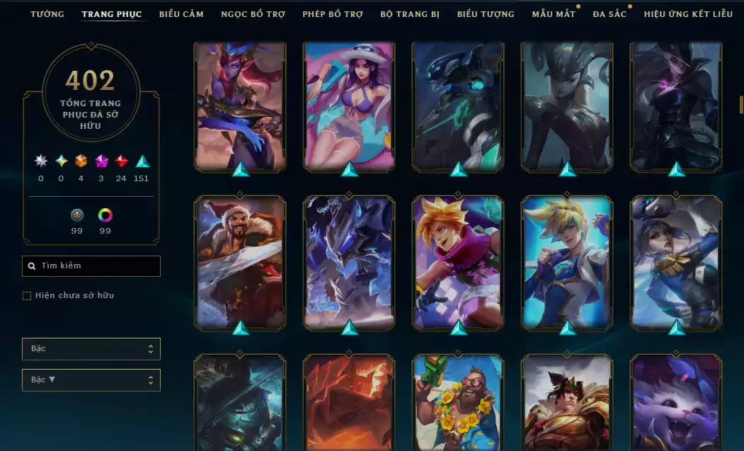 Ảnh 🔥 2 Hàng Hiệu ( Catlyn ) - 4 Trang Phục Tối Thượng - ( Nhiều Skin Hot  Yasuo Ma Kiếm ,Arcane Ekko , DRX Maokai...)