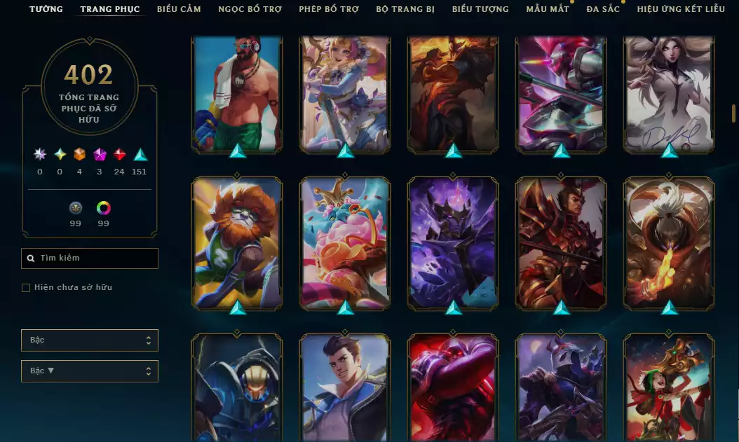 Ảnh 🔥 2 Hàng Hiệu ( Catlyn ) - 4 Trang Phục Tối Thượng - ( Nhiều Skin Hot  Yasuo Ma Kiếm ,Arcane Ekko , DRX Maokai...)