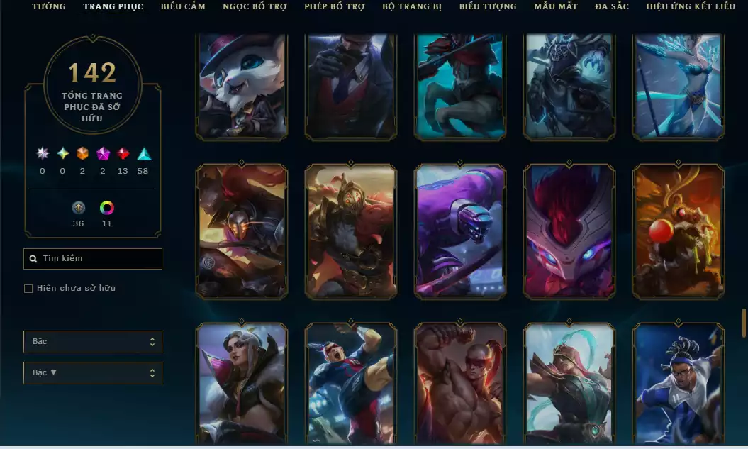 Ảnh ( Khách Góp)⚡ 2 Tối  Thượng Lux Thập Nguyên Tố , Miss4tun Nữ Thần Không Gian ( Darius Siêu Bóng Rổ, Ezreal Học Viện Chiến Binh,Riven Thần Kiếm , LeeSin Vô Thần...)