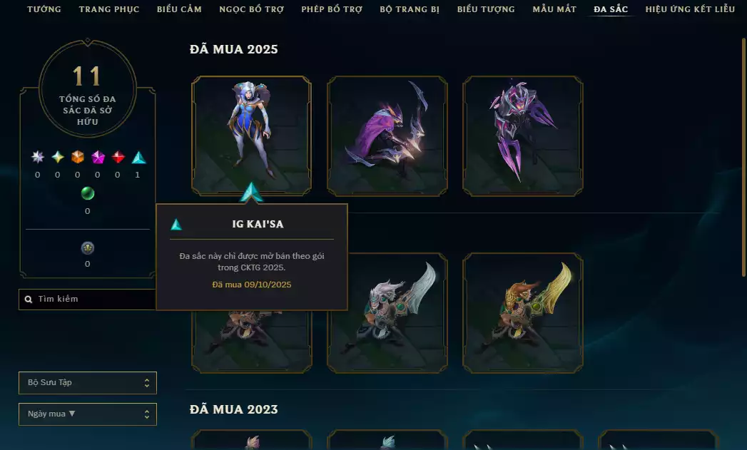 Ảnh 🔥Fan T1  ( Skin HOT T1 Yone , T1 Jinx ) - 1 Hàng Hiệu Zoe Thượng Nhân Vĩnh Hằng - IG Kaisa + Đa Sắc - TFT katarina Chibi + Chưởng Lực Tím Đại Băng Tiễn