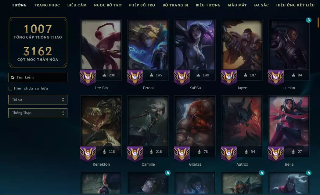 Ảnh 🌧️5 Trang Phục Tối Thượng + 3 Công Nghệ - 4 Biểu Cảm Thách Đấu/ Biểu Tượng - Nhiều Skin Đẹp+ 186 Đa Sắc