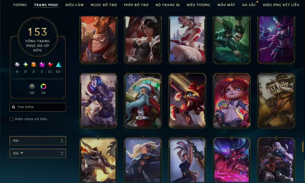 Ảnh 💬Unrank - Main LeeSin ( Nhiều Skin Nổi Bật : Brand Thây ma , Kayn Tử Thần Không Gian,Leesin Tuyệt Vô Thần , Katarina Nữ Thần Chiến Binh...)