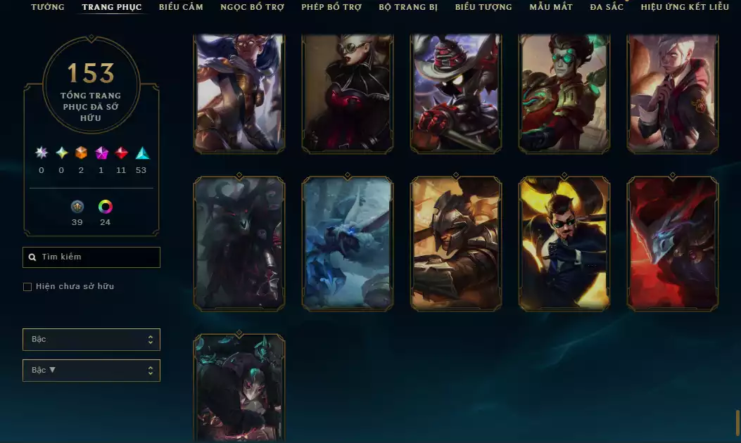 Ảnh 💬Unrank - Main LeeSin ( Nhiều Skin Nổi Bật : Brand Thây ma , Kayn Tử Thần Không Gian,Leesin Tuyệt Vô Thần , Katarina Nữ Thần Chiến Binh...)