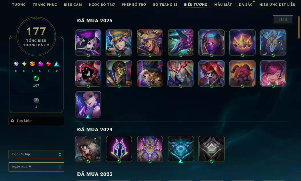 Ảnh 💬Unrank - Main LeeSin ( Nhiều Skin Nổi Bật : Brand Thây ma , Kayn Tử Thần Không Gian,Leesin Tuyệt Vô Thần , Katarina Nữ Thần Chiến Binh...)