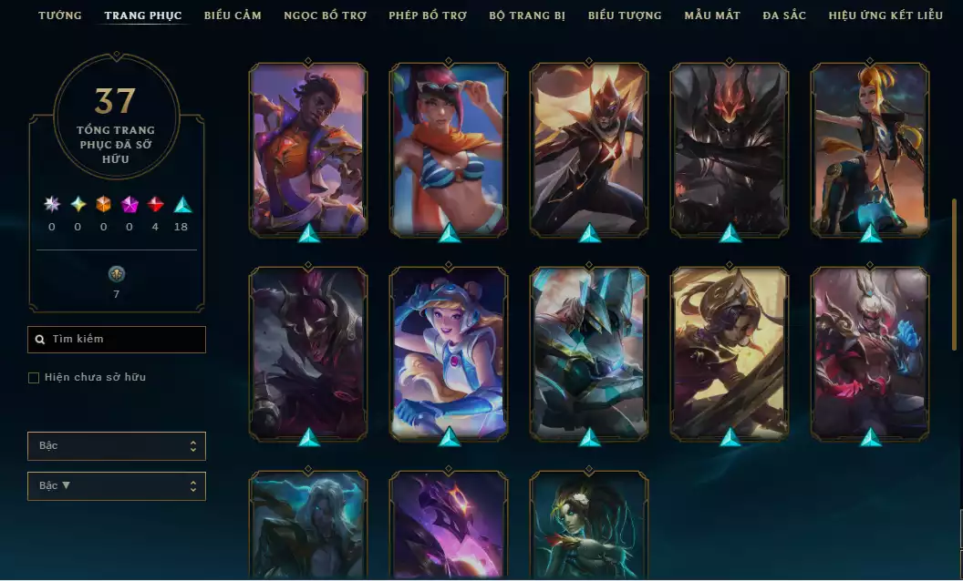 Ảnh ⚛️Rank Bạch Kim ( Skin Hot : T1 LeeSin , Yasuo Huyễn Long Kiếm , Jarvan Ma Sứ , LEESIN Ma Sứ ...)