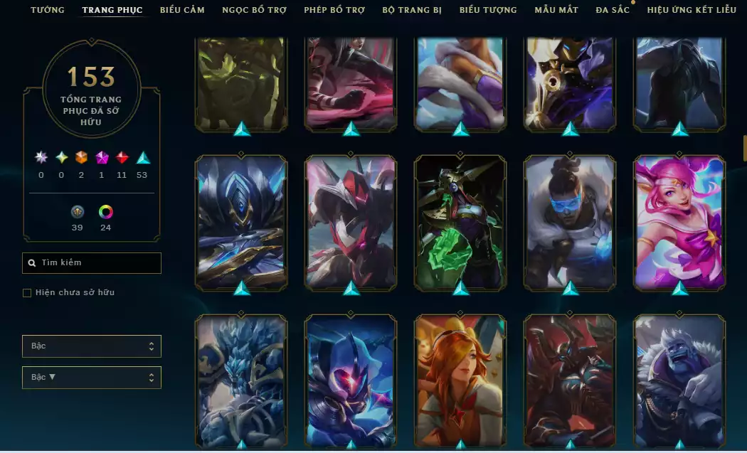 Ảnh 💬Unrank - Main LeeSin ( Nhiều Skin Nổi Bật : Brand Thây ma , Kayn Tử Thần Không Gian,Leesin Tuyệt Vô Thần , Katarina Nữ Thần Chiến Binh...)