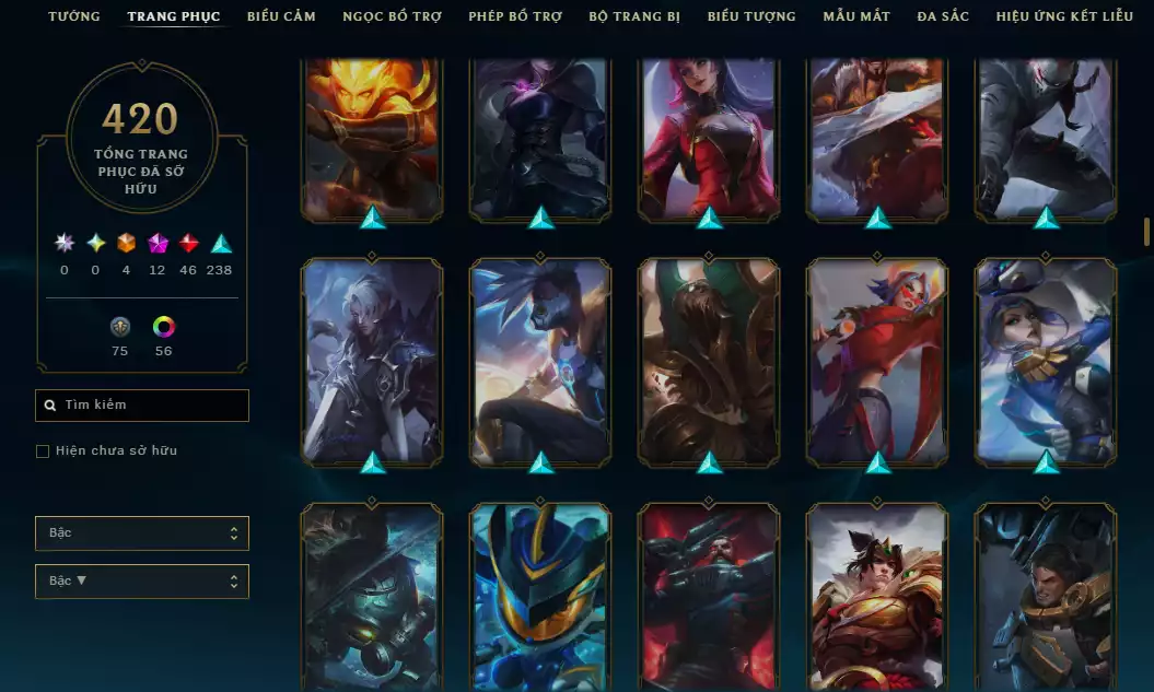 Ảnh 🔥10 Hàng Hiệu - ( Jinx , Diana , Kaisa , Sett , Soraka,Teemo,Vayne,Zoe ) -Main ADC Nhiều Skin Đẹp