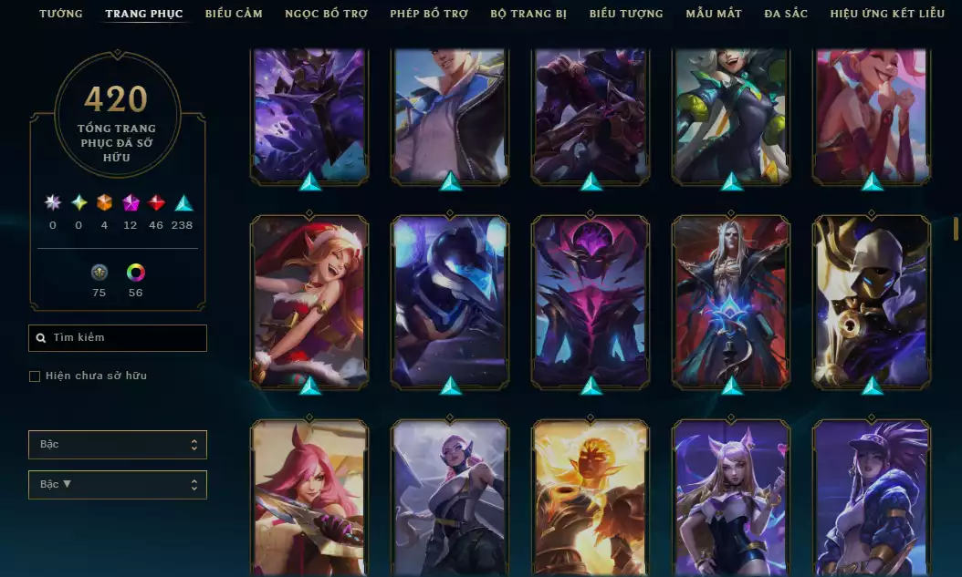 Ảnh 🔥10 Hàng Hiệu - ( Jinx , Diana , Kaisa , Sett , Soraka,Teemo,Vayne,Zoe ) -Main ADC Nhiều Skin Đẹp