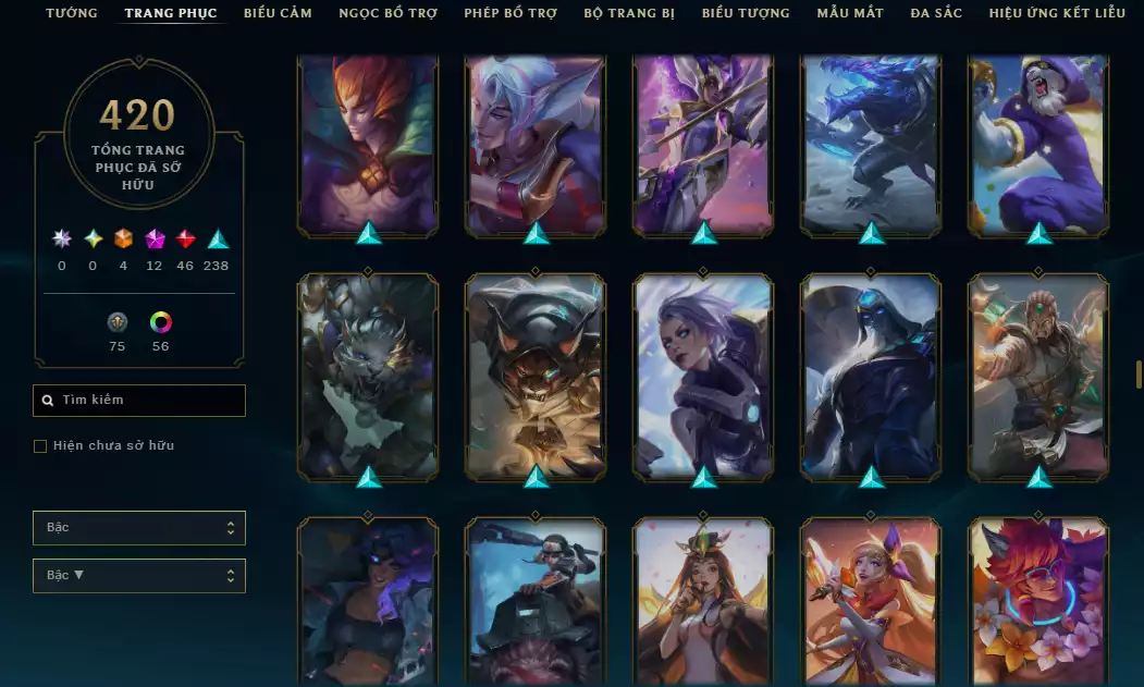 Ảnh 🔥10 Hàng Hiệu - ( Jinx , Diana , Kaisa , Sett , Soraka,Teemo,Vayne,Zoe ) -Main ADC Nhiều Skin Đẹp